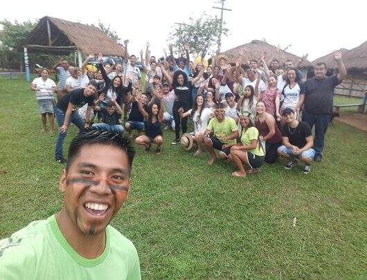 Núcleo Inclusio visita tribo indígena em Itaporanga